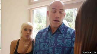 Μεγάλα βυζιά ξανθιά βήμα μητέρα Luna Αστέρι παίρνει πρωκτικό πατήσαμε με το νέο φίλο της Ντέρικ Πιρς τότε δεσμούς της goth έφηβη Avi Αγάπη και πηδάει και κεριά της