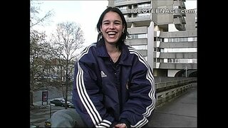 секси бринета тинејџерски кастинг