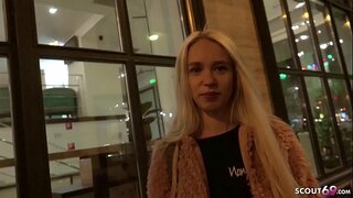 GEARMAILTEACH SCOUT - Teen Arteya airson an t-airgead gu cruaidh fucking agus a &#039; deothail lusan